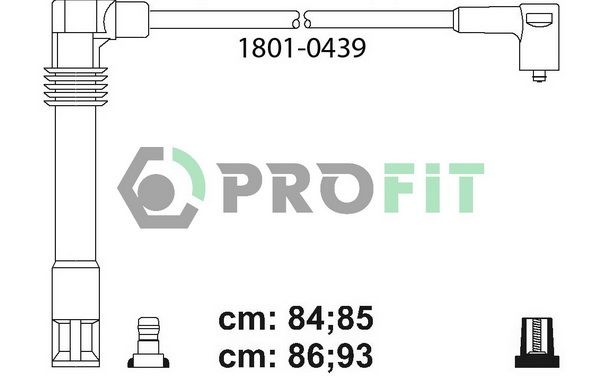 PROFIT Комплект проводов зажигания 1801-0439