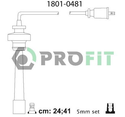 PROFIT Комплект проводов зажигания 1801-0481
