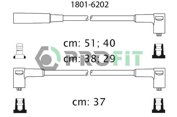 PROFIT Комплект проводов зажигания 1801-6202