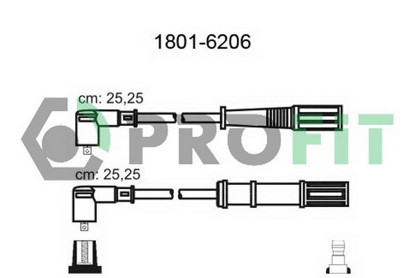 PROFIT Комплект проводов зажигания 1801-6206