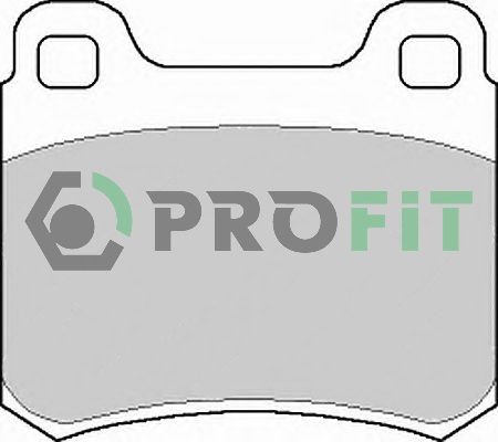 PROFIT Комплект тормозных колодок, дисковый тормоз 5000-0328
