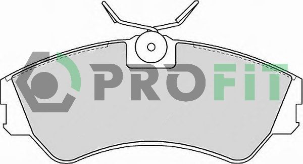 PROFIT Комплект тормозных колодок, дисковый тормоз 5000-0785