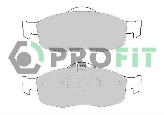 PROFIT Комплект тормозных колодок, дисковый тормоз 5000-0884