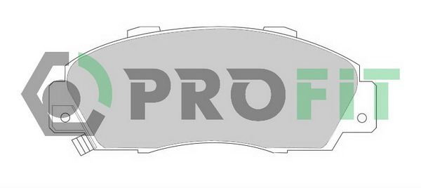 PROFIT Комплект тормозных колодок, дисковый тормоз 5000-0905