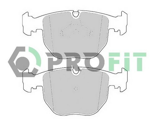 PROFIT Комплект тормозных колодок, дисковый тормоз 5000-0997