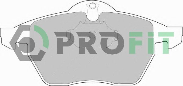 PROFIT Комплект тормозных колодок, дисковый тормоз 5000-1068