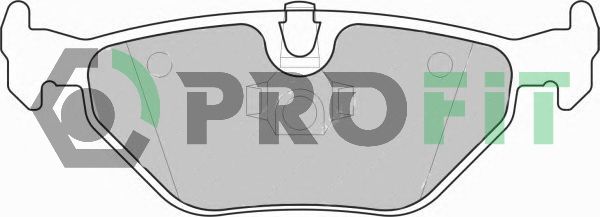 PROFIT Комплект тормозных колодок, дисковый тормоз 5000-1301