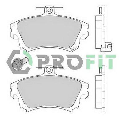 PROFIT Комплект тормозных колодок, дисковый тормоз 5000-1384 C