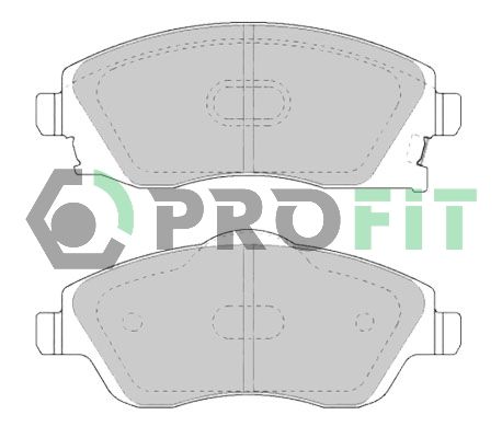 PROFIT Piduriklotsi komplekt,ketaspidur 5000-1424