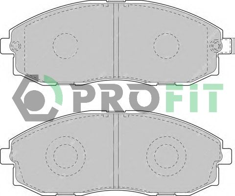 PROFIT Piduriklotsi komplekt,ketaspidur 5000-1498