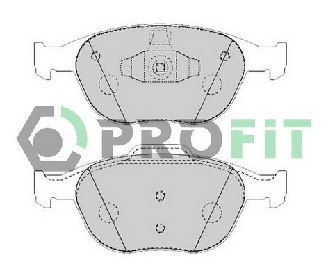 PROFIT Комплект тормозных колодок, дисковый тормоз 5000-1568 C