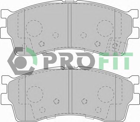 PROFIT Piduriklotsi komplekt,ketaspidur 5000-1602