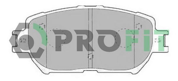 PROFIT Комплект тормозных колодок, дисковый тормоз 5000-1620 C