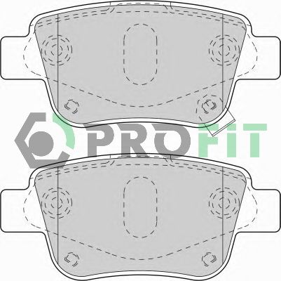 PROFIT Piduriklotsi komplekt,ketaspidur 5000-1649 C