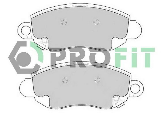 PROFIT Комплект тормозных колодок, дисковый тормоз 5000-1881