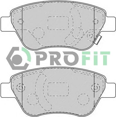 PROFIT Комплект тормозных колодок, дисковый тормоз 5000-1920 C