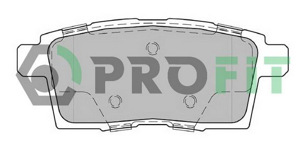 PROFIT Комплект тормозных колодок, дисковый тормоз 5000-2020