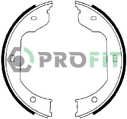 PROFIT Комплект тормозных колодок 5001-0668