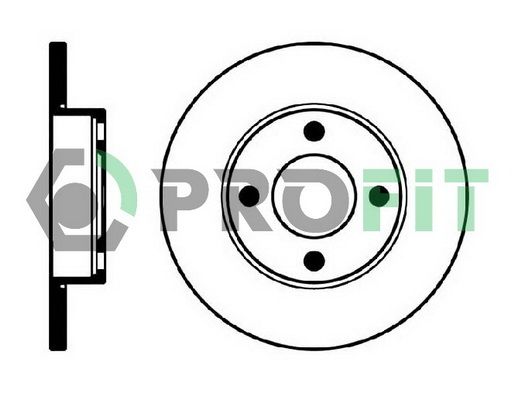 PROFIT Тормозной диск 5010-0048
