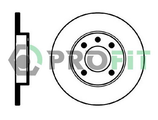 PROFIT Тормозной диск 5010-0103