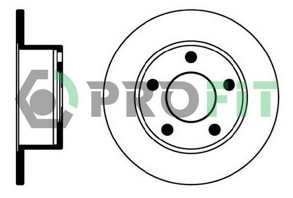 PROFIT Тормозной диск 5010-0321