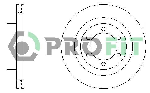 PROFIT Тормозной диск 5010-0444