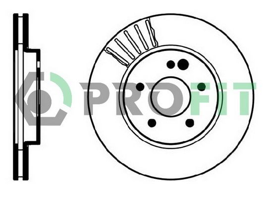 PROFIT Тормозной диск 5010-0817