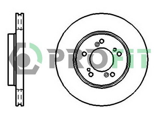 PROFIT Тормозной диск 5010-0829