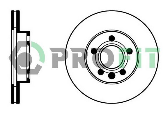 PROFIT Тормозной диск 5010-1010