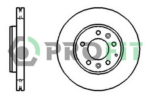 PROFIT Тормозной диск 5010-1210