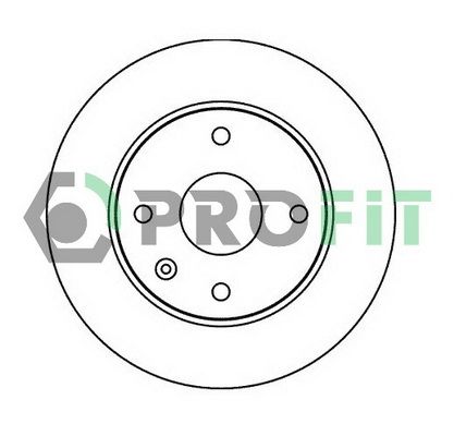 PROFIT Тормозной диск 5010-1257