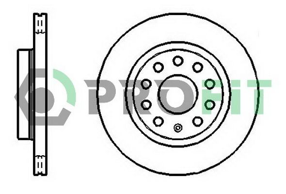 PROFIT Тормозной диск 5010-1504