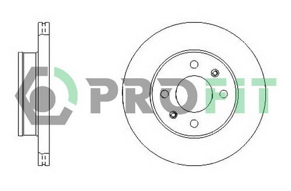 PROFIT Тормозной диск 5010-1632