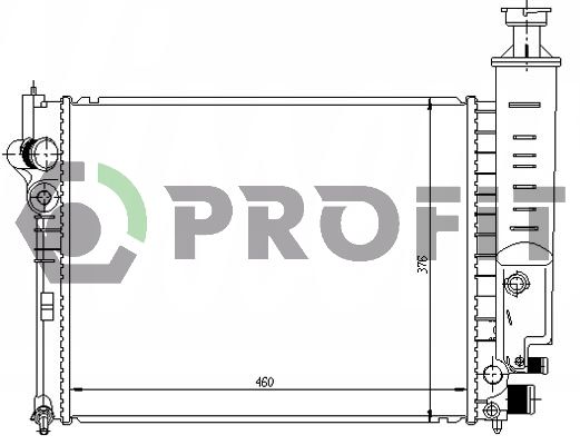 PROFIT Radiaator,mootorijahutus PR 0540A3