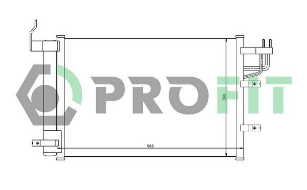 PROFIT Конденсатор, кондиционер PR 1401C1