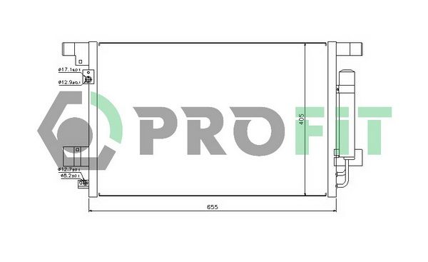 PROFIT Конденсатор, кондиционер PR 1605C1