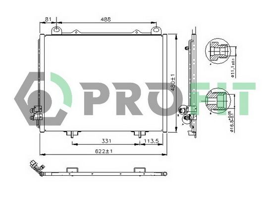 PROFIT Kondensaator,kliimaseade PR 3510C1