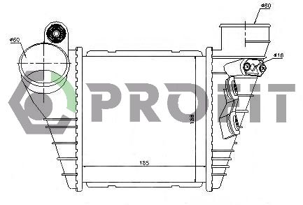 PROFIT Kompressoriõhu radiaator PR 9558T1