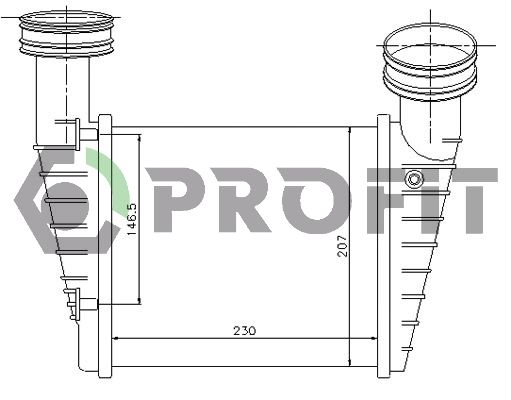 PROFIT Kompressoriõhu radiaator PR 9559T1