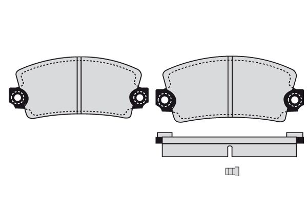 RAICAM Комплект тормозных колодок, дисковый тормоз RA.0086.3