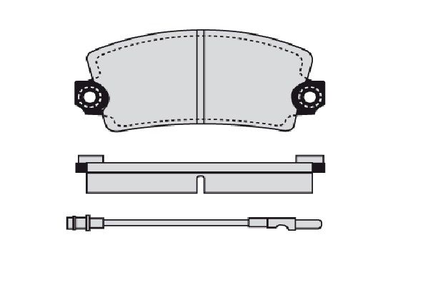 RAICAM Комплект тормозных колодок, дисковый тормоз RA.0086.6
