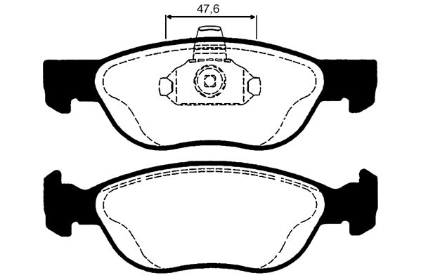RAICAM Комплект тормозных колодок, дисковый тормоз RA.0614.1
