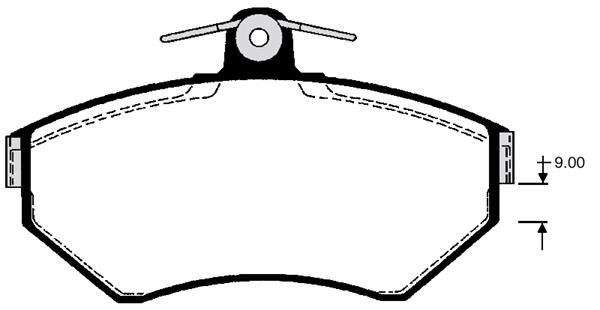RAICAM Комплект тормозных колодок, дисковый тормоз RA.0695.1