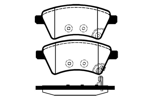 RAICAM Комплект тормозных колодок, дисковый тормоз RA.0846.0