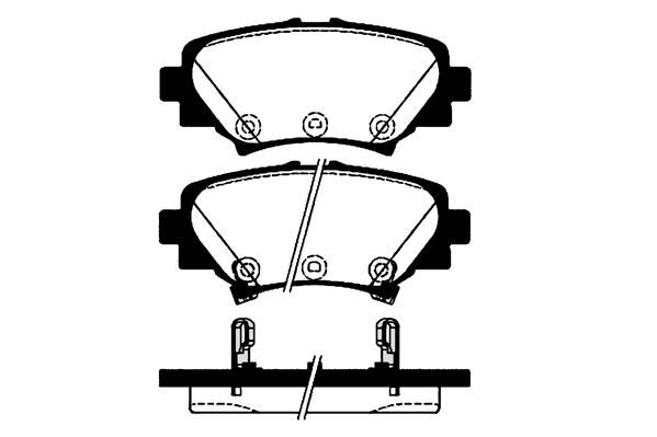 RAICAM Комплект тормозных колодок, дисковый тормоз RA.1067.0