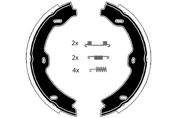 RAICAM Piduriklotside komplekt,seisupidur RA29311