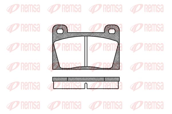 REMSA Piduriklotsi komplekt,ketaspidur 0018.10