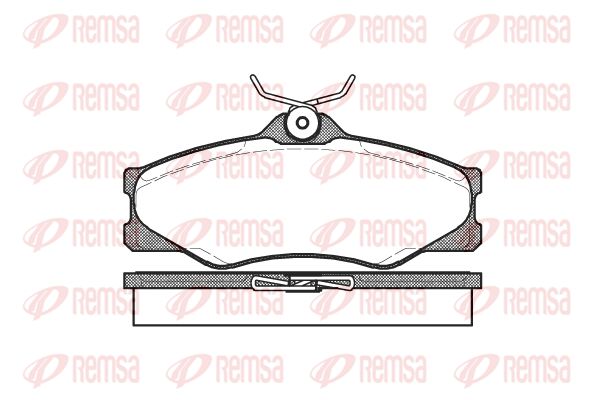 REMSA Piduriklotsi komplekt,ketaspidur 0223.00
