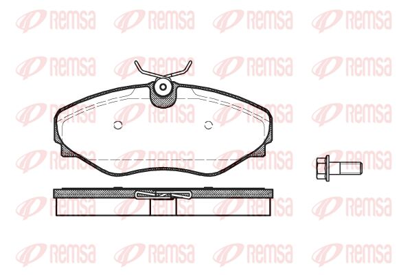 REMSA Комплект тормозных колодок, дисковый тормоз 0834.20