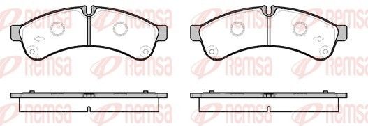 REMSA Piduriklotsi komplekt,ketaspidur 1339.00